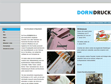 Tablet Screenshot of dorndruck.de